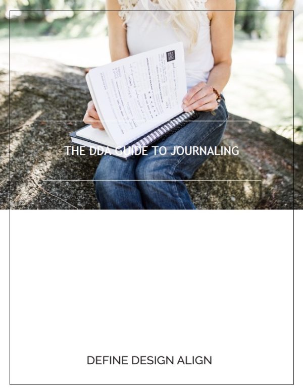 The DDA Guide to Journaling cover